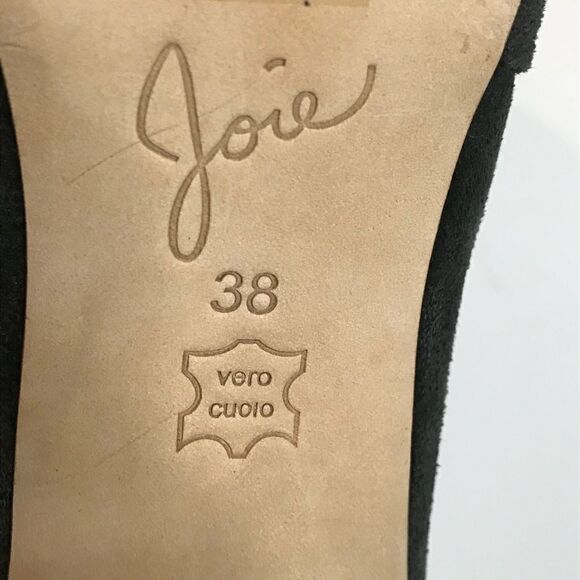Joie Sz EU 38 Grey Suede Heels Bootie NEW - Picture 5 of 8